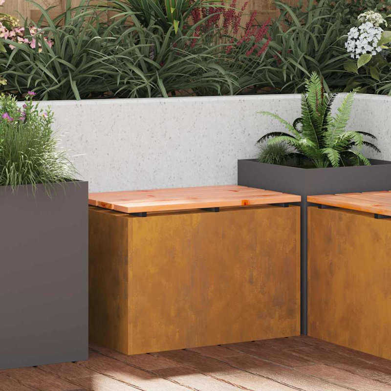 Outdoor Bench, 43cm H x 60cm W x 40cm D