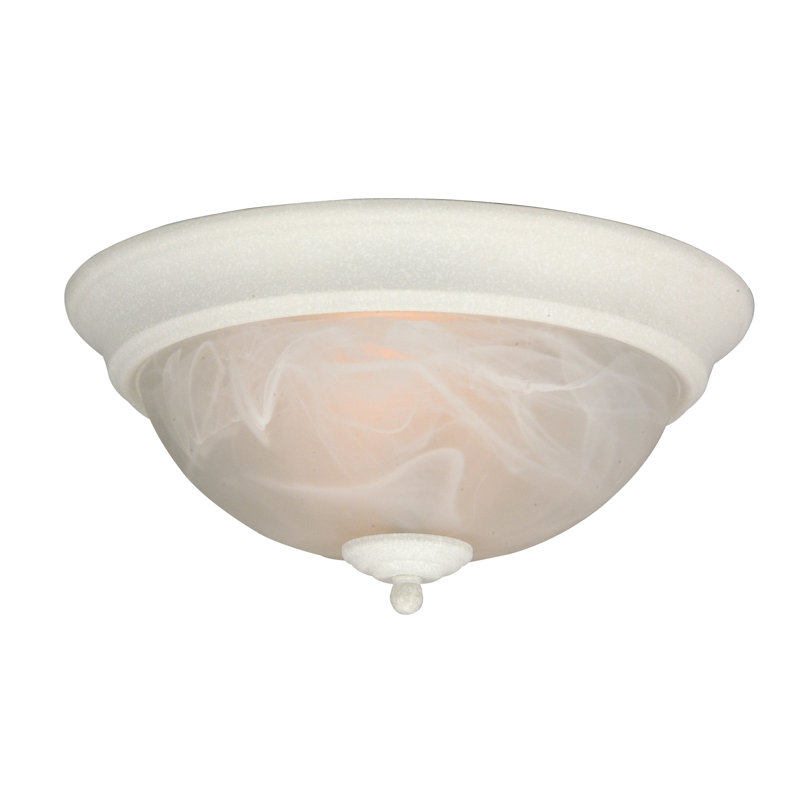 Plafonnier encastré 3 lumières Coatbridge, Nickel brossé, H 6,5 po x l 15 po