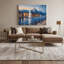 Cities Geneva Switzerland Blue Canvas Wall Art-51145639