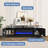 TV Stand For Tvs Up To 80" With Electric Fireplace Included-1653645720