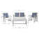 Calhoun Acacia 4 - Person Patio Conversation Sets with Cushions