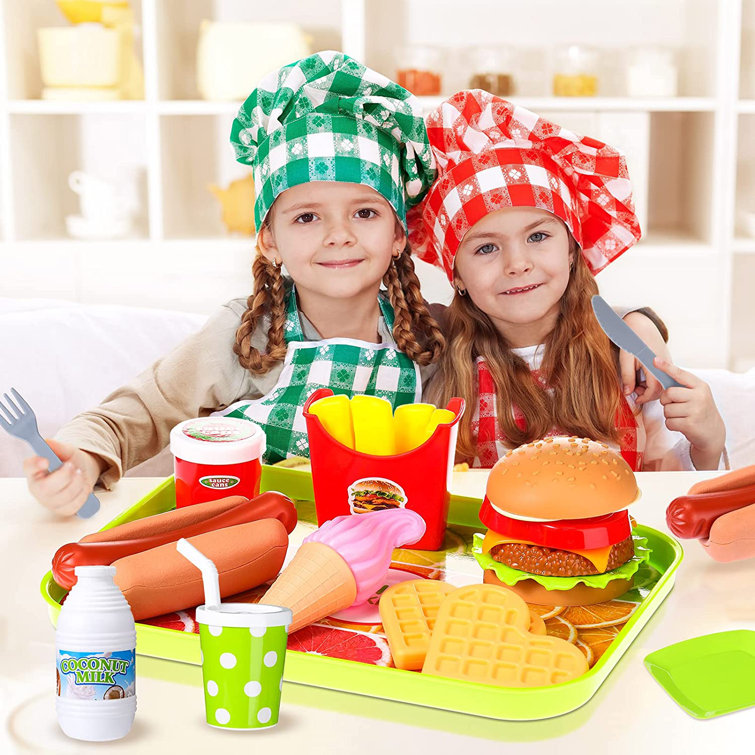 Toy Kitchen Set, Pretend Play Food