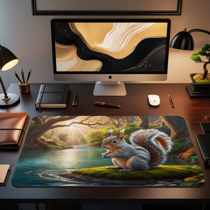 Polyester Desk Pad, 23.6x13.8