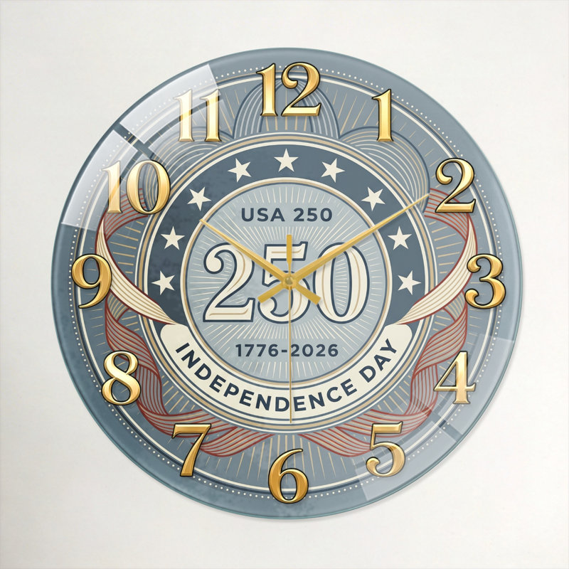 "American Flag USA 250th Anniversary Merchandise", 40 x 40 cm (15,7 x 15,7 pouces)