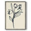 «Floral Marker I», reproduction encadrée - bois massif-544338849