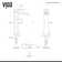 Niko 11" H Single Handle Vessel Sink Bathroom Faucet  with Pop-up Drain