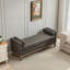 Banc de bout rembourré avec accoudoirs-806639340