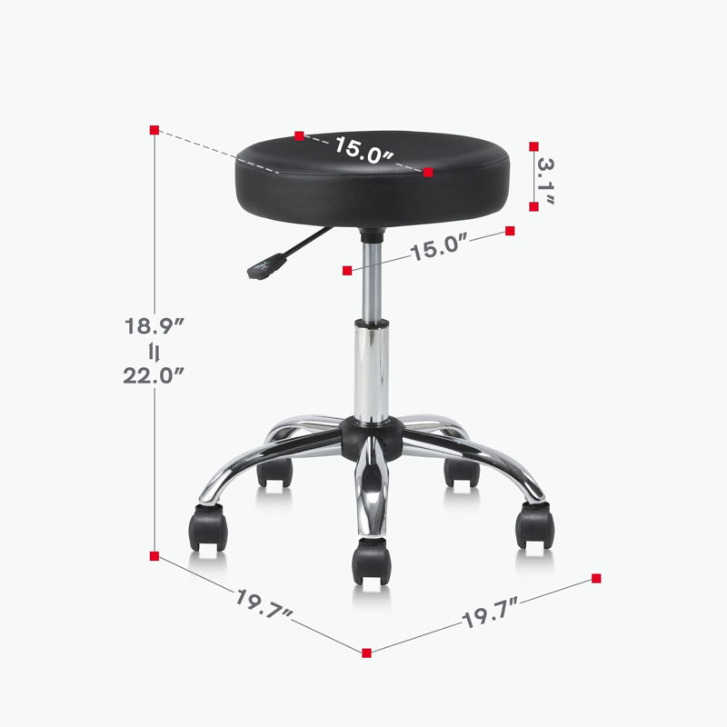 Tabouret de laboratoire à hauteur ajustable Northallert