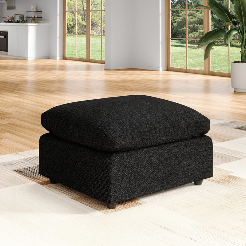 Canapé modulaire Comfy Cloud Canapé pour le salon, canapé modulaire rembourré à siège profond convertible, housses de coussin amovibles et lavables, seulement repose-pieds