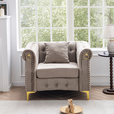 Fauteuil Chesterfield 40,9 po