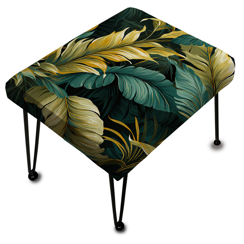 Mirage Radiance Tropical Motif I - Repose-pieds rectangulaire Tropical