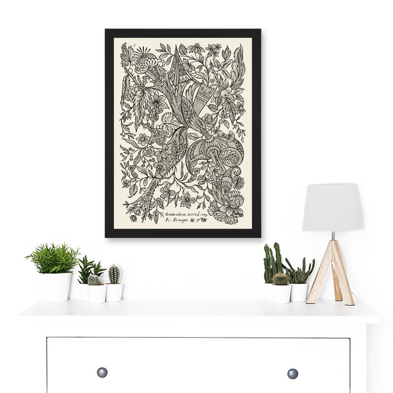 Alexander Senegat Design for Textiles Etching 1 Piece Wall Art