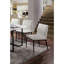 Chaises de salle à manger ultramodernes 2 pièces, avec structure en métal, coussin de siège confortable de style classique, base et coussin