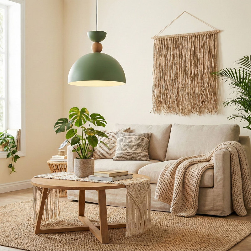 Lustre, Vert / chêne