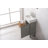 Jarrettsville 16.5'' Single Bathroom Vanity with Porcelain Top-1833201383