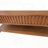 Lift-Top Coffee Table with Fluted Solid Wood and Roman Legs – Vintage Brown, 47.24"