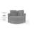 Aspen Lodge Faux Fur 49'' Wide Swivel Barrel Chair-1695334509