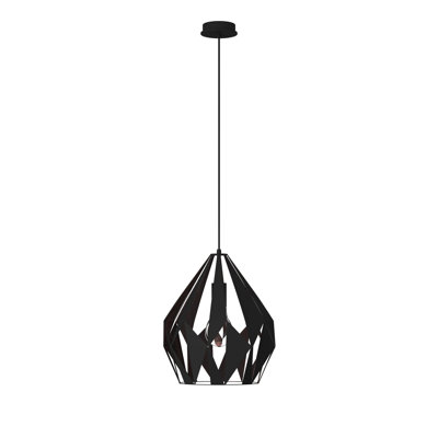 Luminaire suspendu géométrique à 1 lumière Hendry