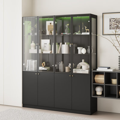 Modern Display Cabinet With Music-Sync Lighting by Ivy Bronx
