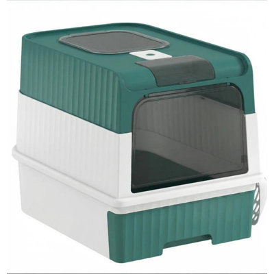 Compact Cat Litter Box,Fully Enclosed Litter Box,Pet Litter Box