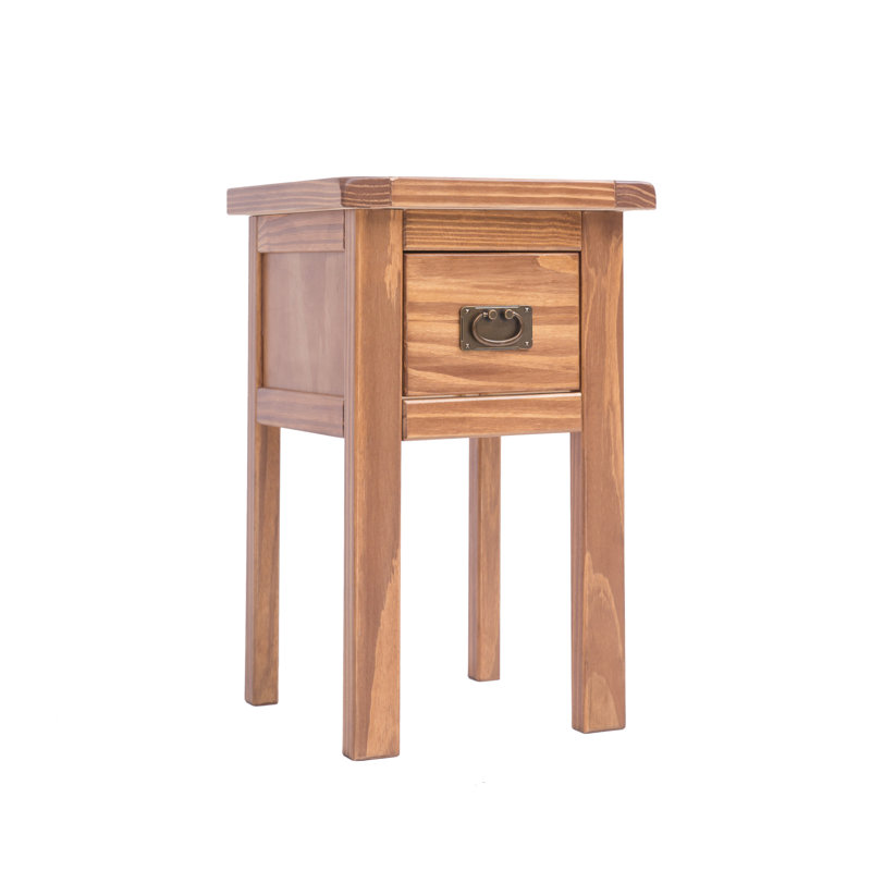 Duarte 35cm W Solid + Manufactured Wood Bedside Table