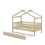 Lit simple en bois avec lit gigogne-2080925543-2080925538