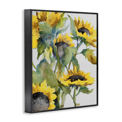 Tournesols lumineux et giclée par Theresa Heidel