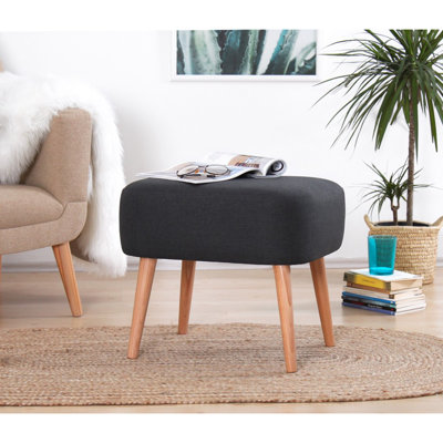 Conway 50cm Wide Square Footstool Ottoman