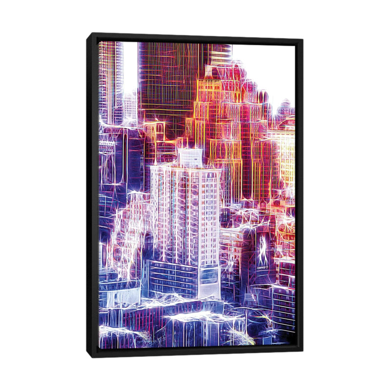 " New Yorker " by Philippe Hugonnard, 26" H x 18" W x 1.5" D, Black Framed Canvas, No Mat