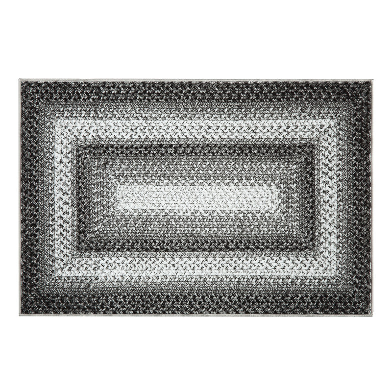 Machine Washable Area Rugs with Non-Slip Backing for Hallway Living Room Bedroom Kitchen and Laundry Room Vintage Carpet Low Pile Rug