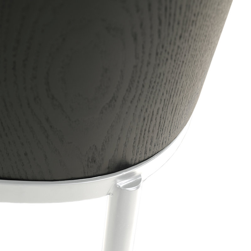Kelce Full Back Side Chair, Noyer / marron clair, Simple