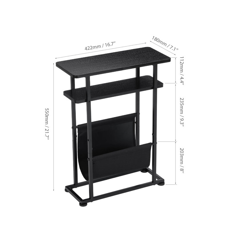 End Table, Black