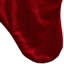 Chaussette de Noël 20 po à revers léopard rouge et noir