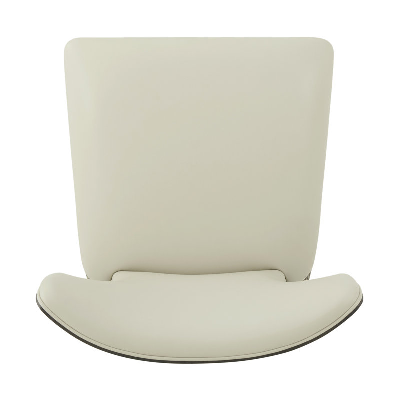 Repose Leather Dining Chair, Charcoal