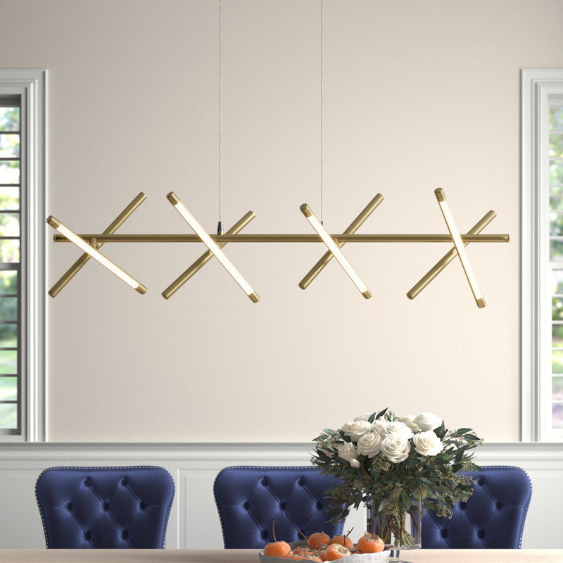 Fairfax 8 - Light 47.2"W Kitchen Island Linear LED Pendant