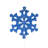 Expobazaar Snowflake Paper Bunting (Case of 8) - Silver,Grey