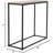 31-Inch Console Table ,Modern Industrial Style ,Vintage Design ,Office,Living Room,Study Furniture(Brown)