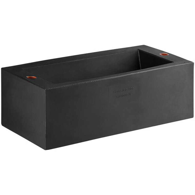 MasonWays 18 po x 12 po x 12 po noir en plastique avec remplissage / élévateur WS-600200181212