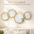 Modern Overlapping Multi-Circle Artistic Wall Mirror