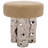 Aubrie Teddy Fabric Stool