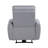 Jeromie Gray Synthetic Leather Power Motion Recliner W/USB Port