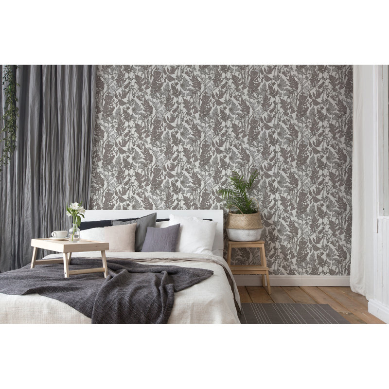 Rouleau de fleurs sauvages Ayla, Blanc