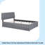 Lit plateforme tapissier avec lit gigogne double Teddy-1923754791-1923754790