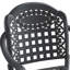 Cast Aluminum Patio Dining Set with Comfortable Cushions and Space-Saving Design
