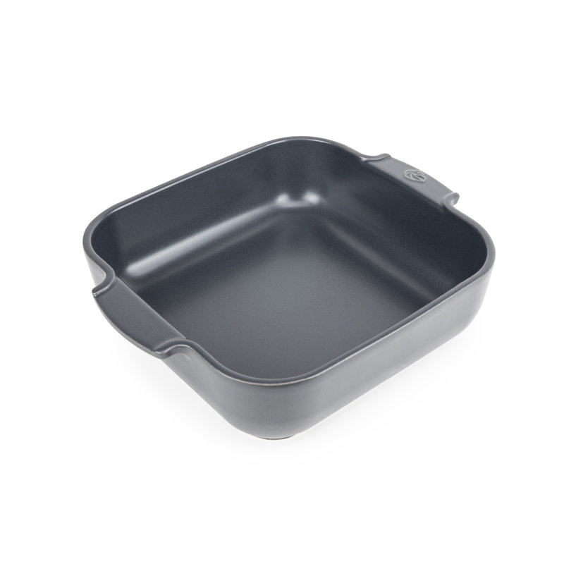PEUGEOT Appolia 3 pte Plat de cuisson carré en céramique, Ardoise,  H 2 po x L 8,25 po x l 6,5 po