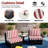 𝗙𝘂𝗹𝗹𝘆 𝗔𝘀𝘀𝗲𝗺𝗯𝗹𝗲𝗱 𝗖𝗵𝗮𝗶𝗿𝘀, 2-Person Patio Furniture Set Rattan Modular Conversation Sets Outdoor Seating Sofa Group With Extra Blue Cushion Covers-115141914