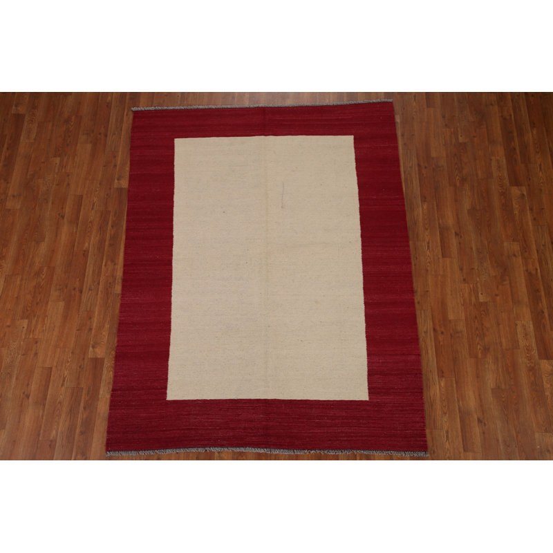 Reversible Kilim Modern Area Rug 5x7