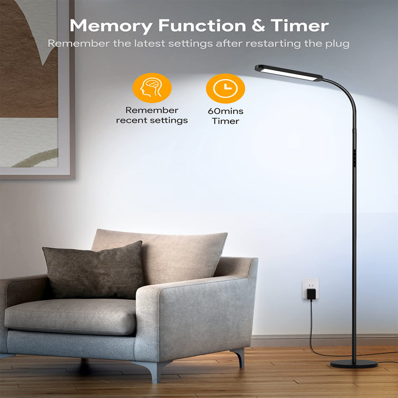 170cm Matte LED Arched Floor Lamp