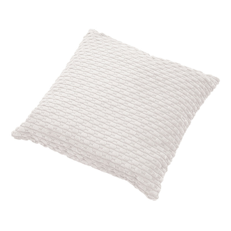 Miachel Cotton Square Cushion, Beige