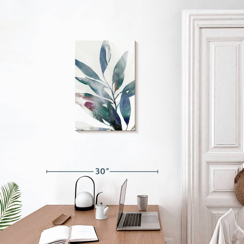 Harnek Indigo Sprig II, H 24 po x l 16 po